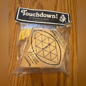 Vintage Touchdown Triangulation Game Set
